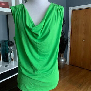 Talbots Sleeveless Cowl Neck Top Stretch Size M Petite